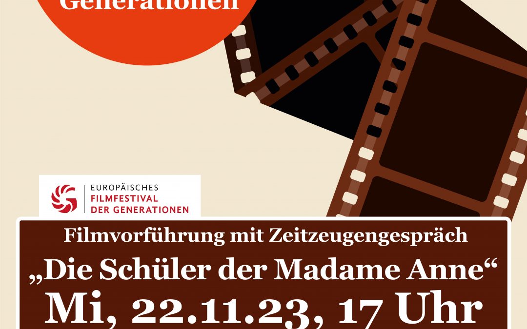 14. Europäisches Filmfestival der Generationen an der GHG
