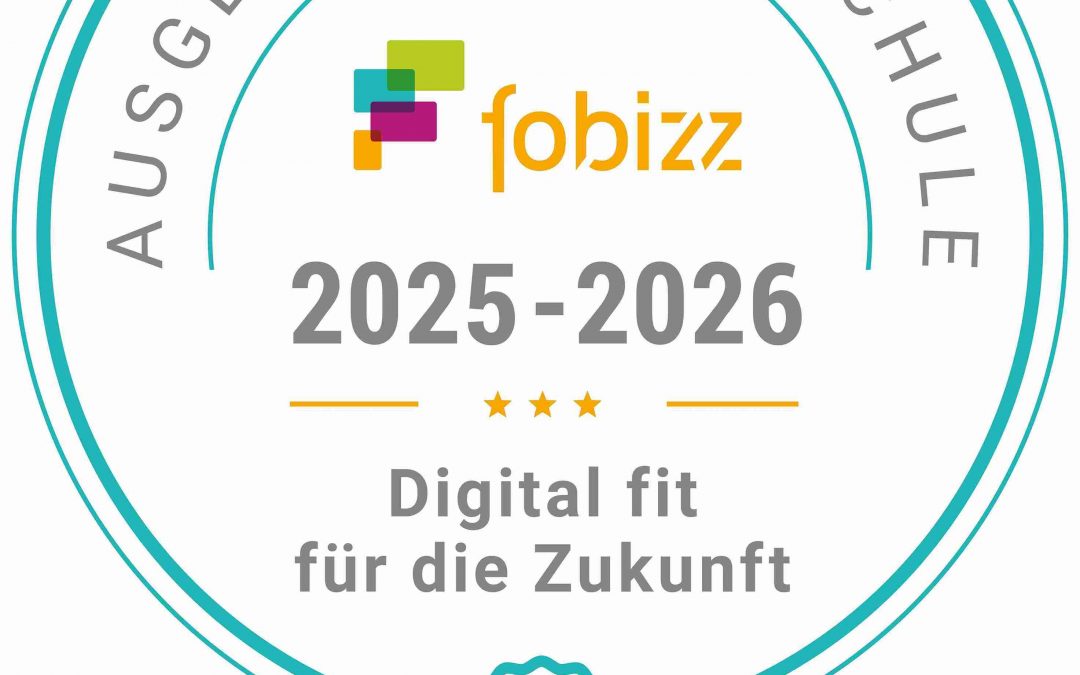 Auszeichnung als fobizz Schule 2025/26