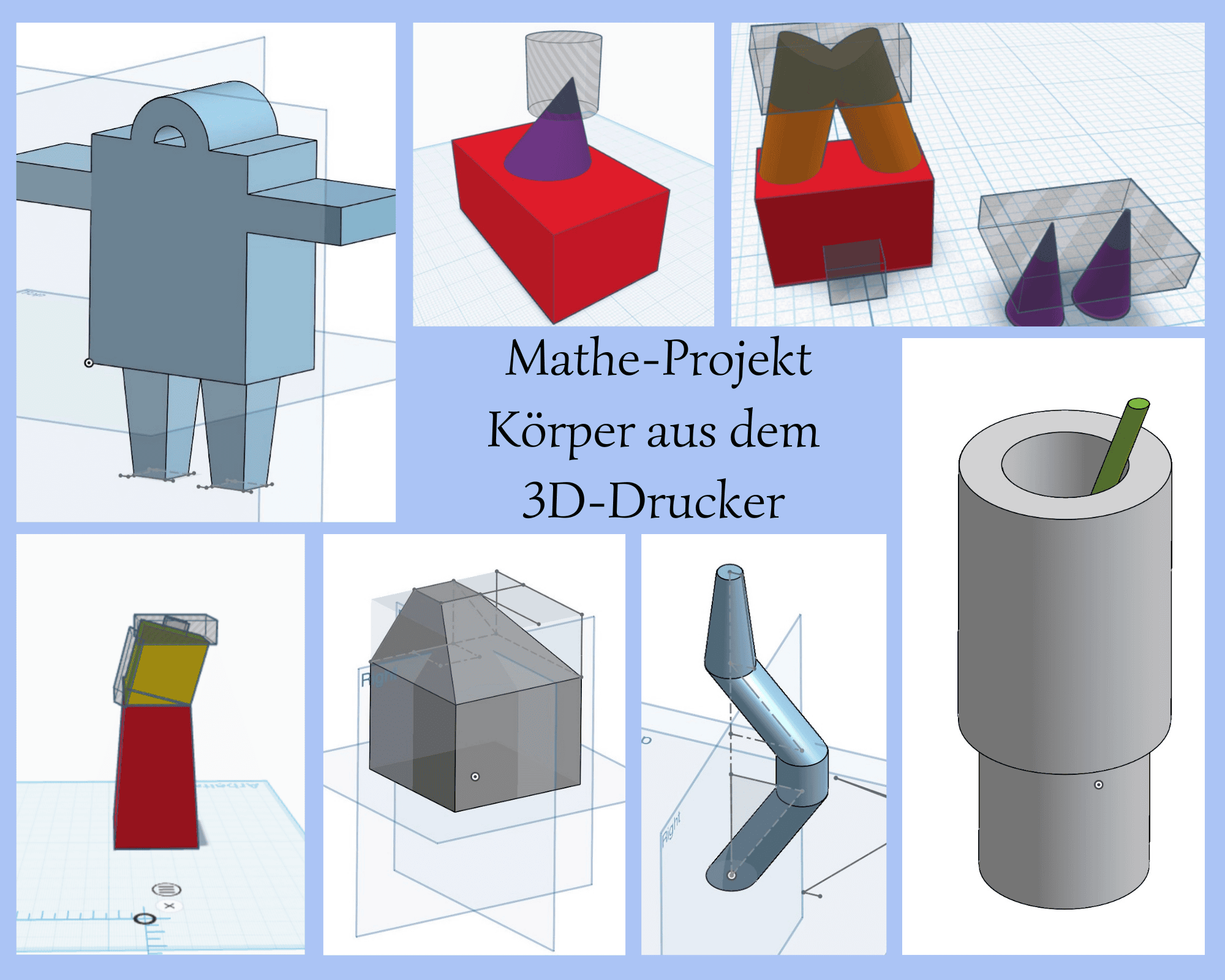 Kreative Körper aus dem 3D-Drucker