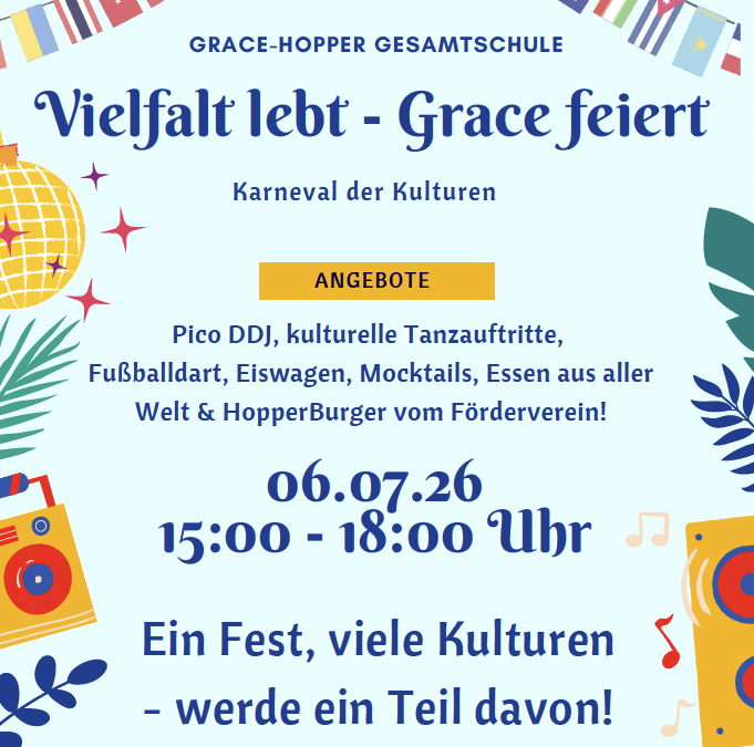 Sommerfest der Grace-Hopper-Gesamtschule