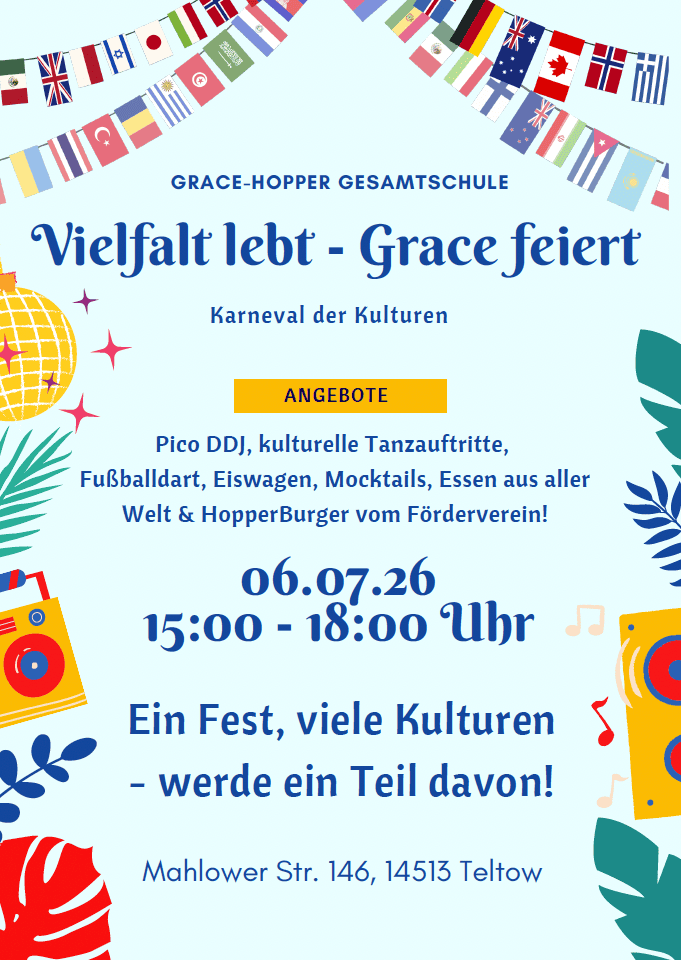 Sommerfest der Grace-Hopper-Gesamtschule