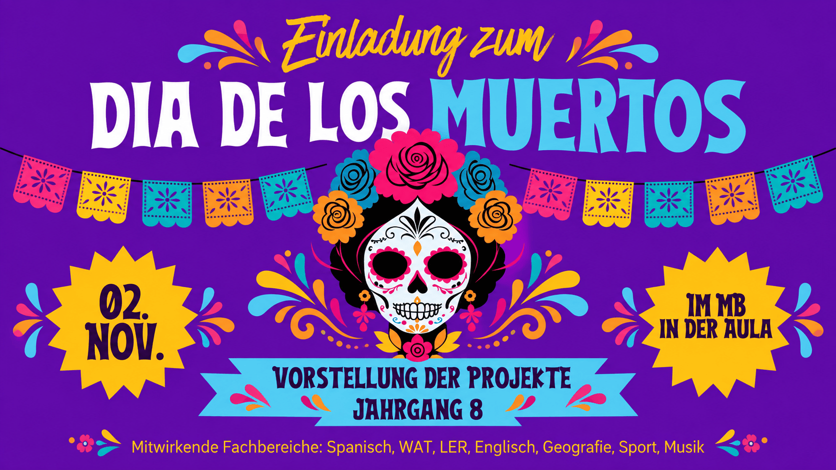 Einladung zum Dia de los Muertos